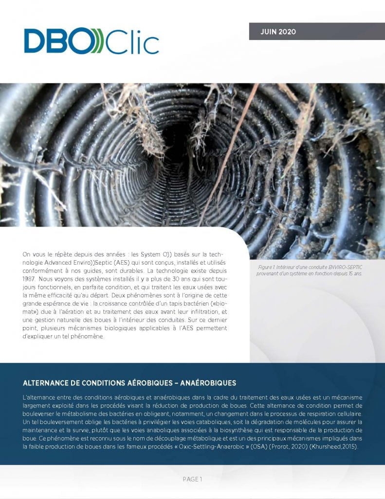 Les boues - DBO))Clic 2