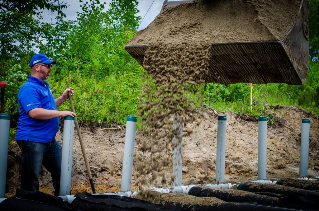 Installation septique communautaire au bord d'un lac - Étude de cas 6