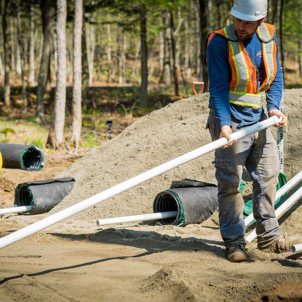 commercial wastewate septic installation projects