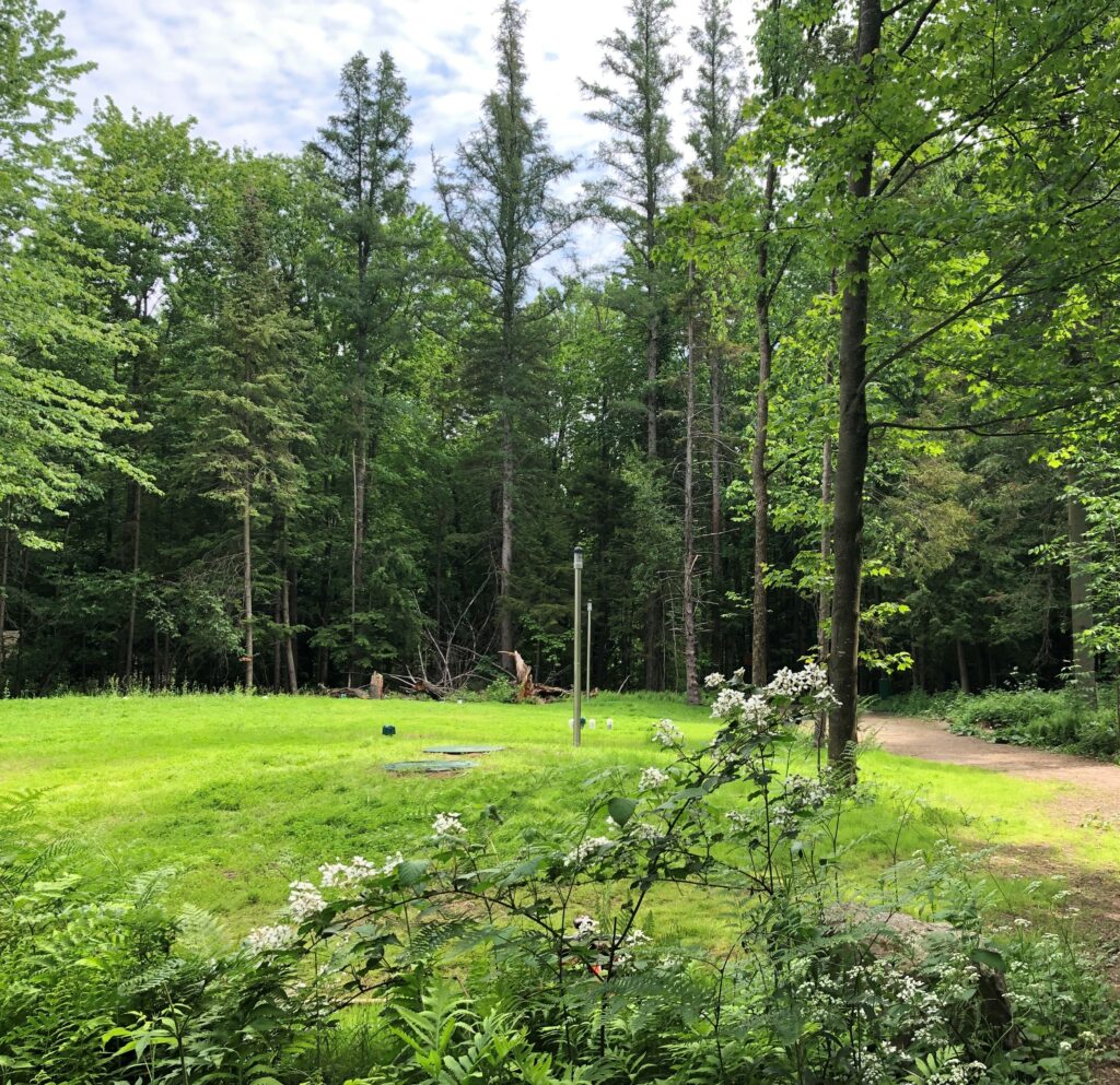 Quebec campground with passive advanced treatment of wastewater with phosphorous removal and disinfection - Case Study 1